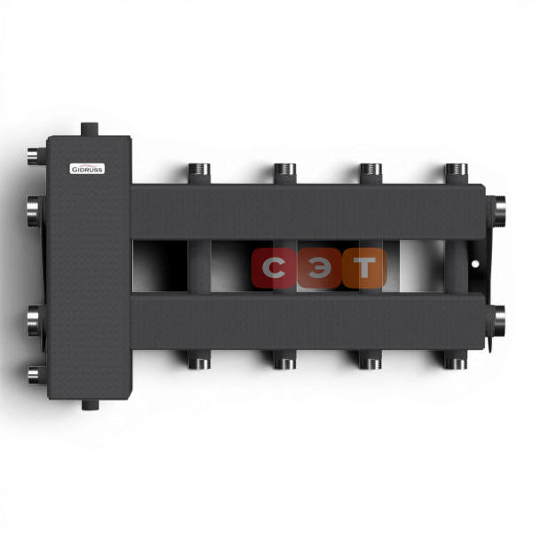 BM-150-5DU (до 150 кВт, подкл. котла G 1½″, 2+2 контура G 1″ + 1 боковой контур G 1½″)